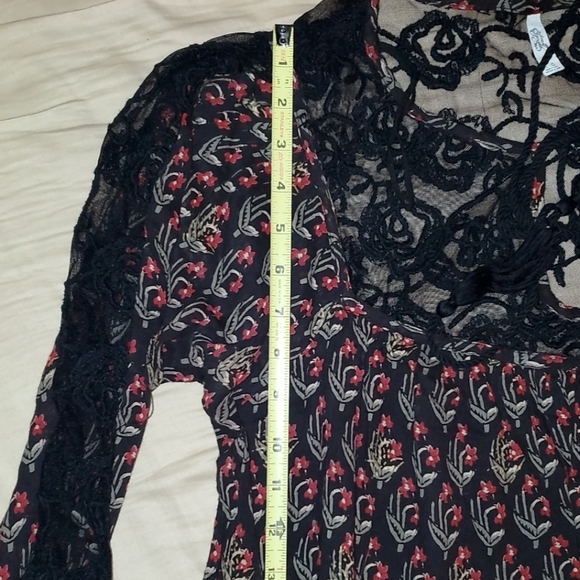 Free People boho lace back dress - Picture 12 of 14